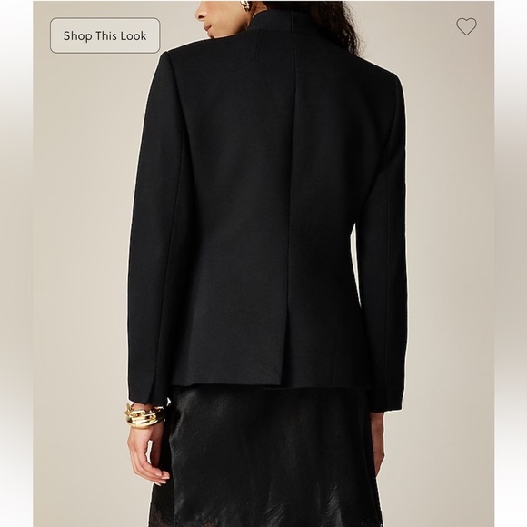 J.Crew $198 New going-out blazer in stretch twill Black Size 12 Business office - Picture 3 of 9